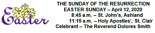 EASTER SUNDAY - April 12, 2020
