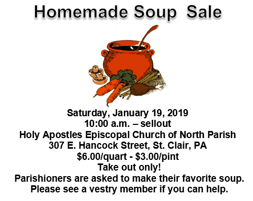 Homemade Soup Sale 2019!