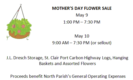 MOTHER'S DAY FLOWER SALE