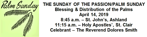 THE SUNDAY OF THE PASSION/PALM SUNDAY