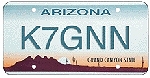 Amateur Radio License Plate