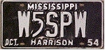 Amateur Radio License Plate