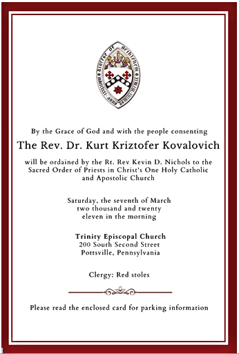 DR. KURT KOVALOVICH ORDAIN