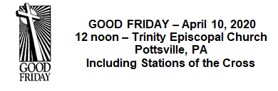 GOOD FRIDAY - April 10, 2020
