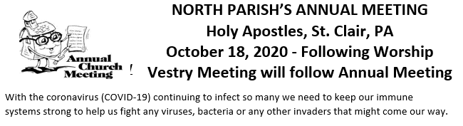 NORTH PARISH'S ANNUAL MEETING
