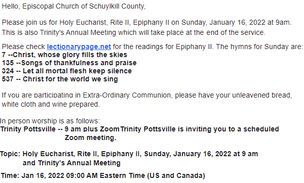 North Parish Events
