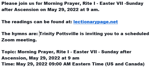 North Parish Events