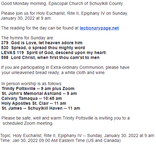 North Parish Events