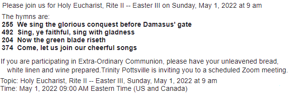 North Parish Events