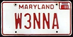 Amateur Radio License Plate