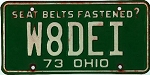 Amateur Radio License Plate