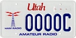 Amateur Radio License Plate