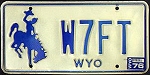 Amateur Radio License Plate
