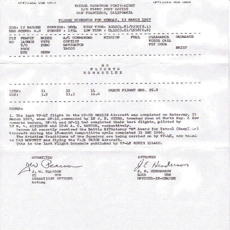 VP-48 Alumni Association Squadron History